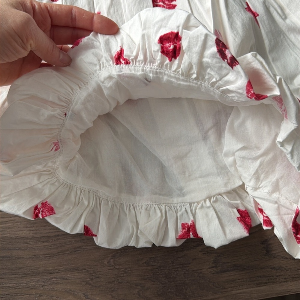 NWT (Anthro) Maeve Printed Bubble Shorts in Sz Medium - Picture 6 of 12